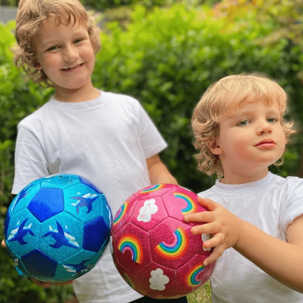 Crocodile Creek Glitter Soccer Ball - Rainbow (Size 3)