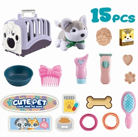 Cute Pet with cage Dog or cat