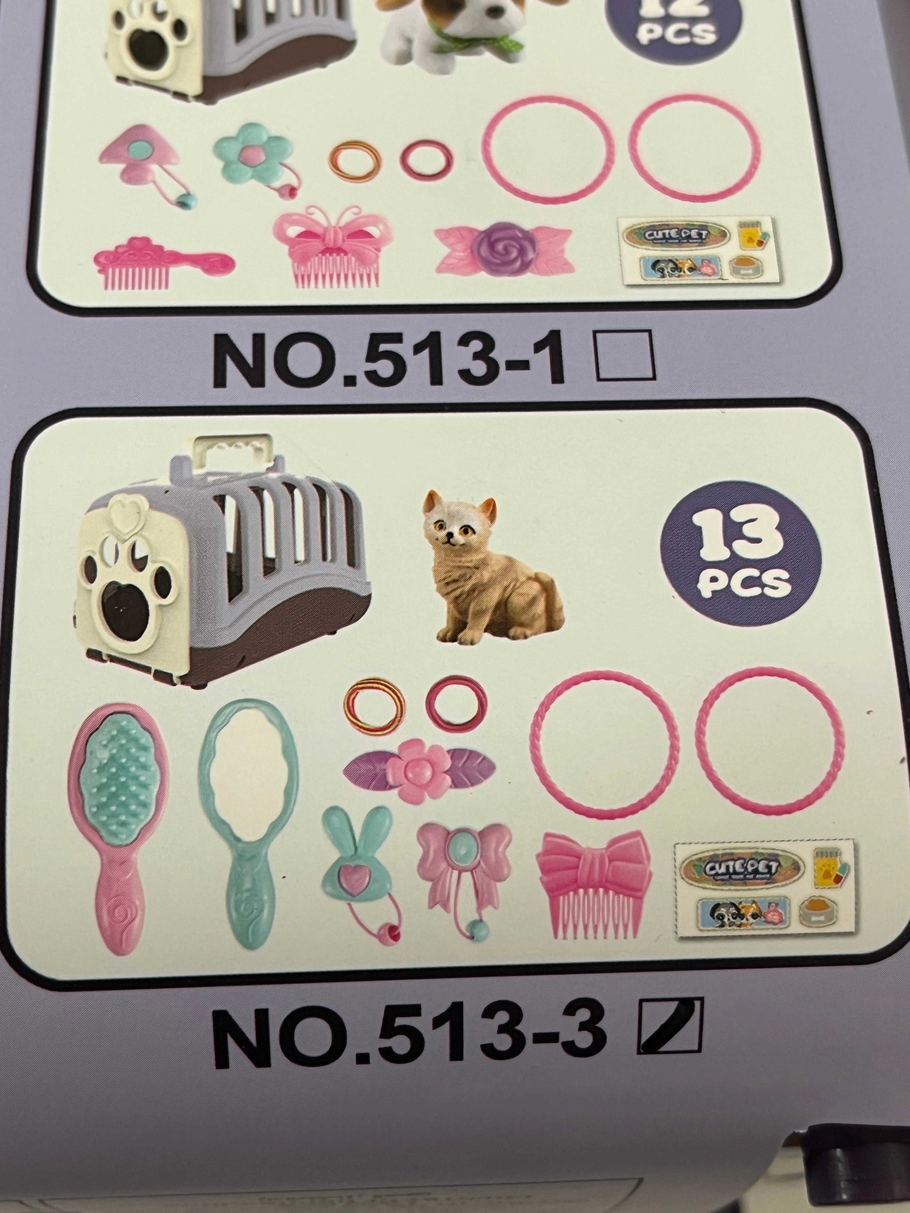 Cute Pet with cage Dog or cat