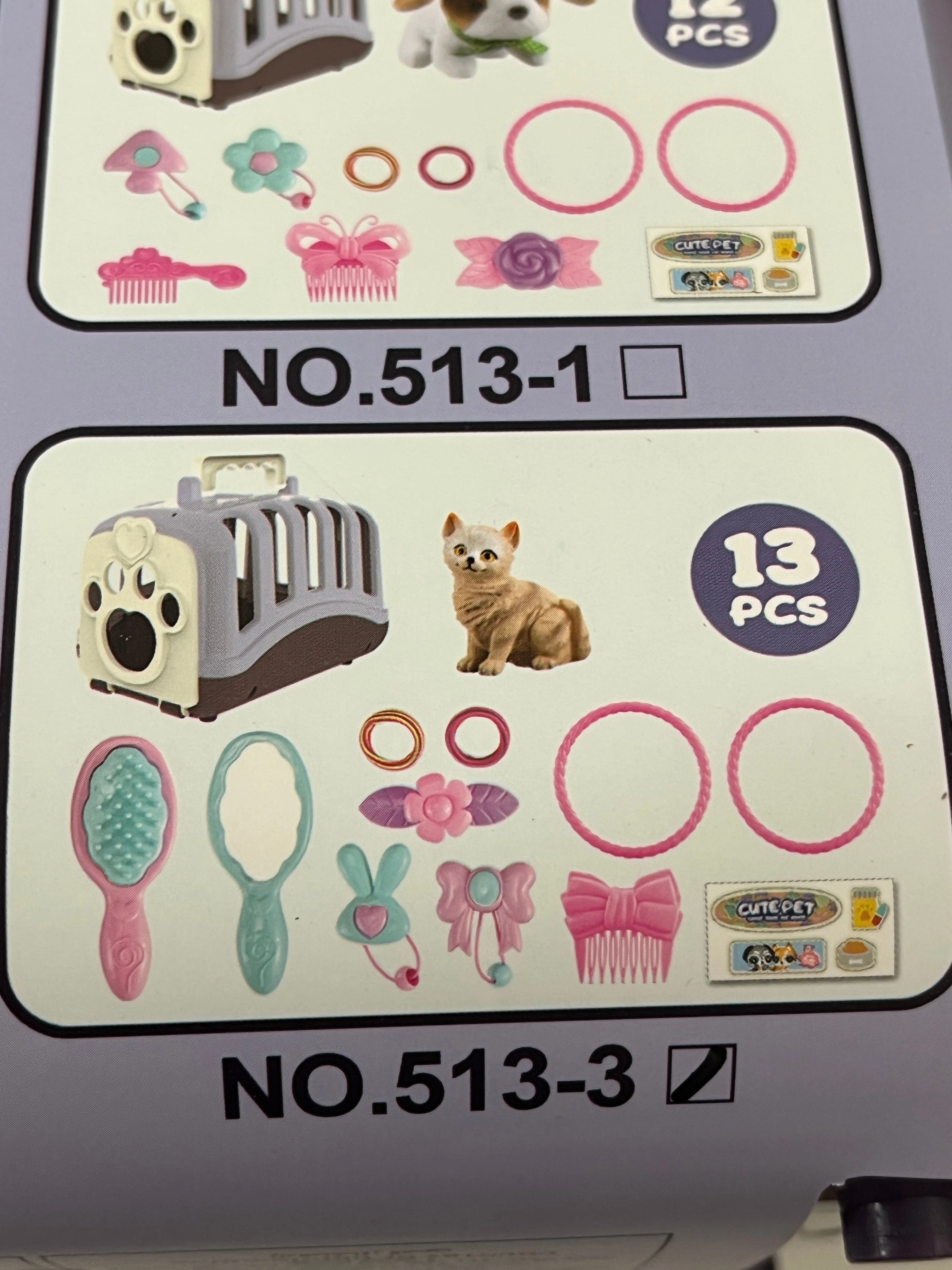 Cute Pet with cage Dog or cat