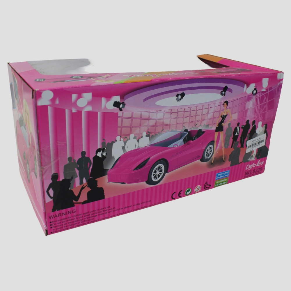 Defa Lucy Misil Pink Doll Car  Compact & Fun Ride for Girls
