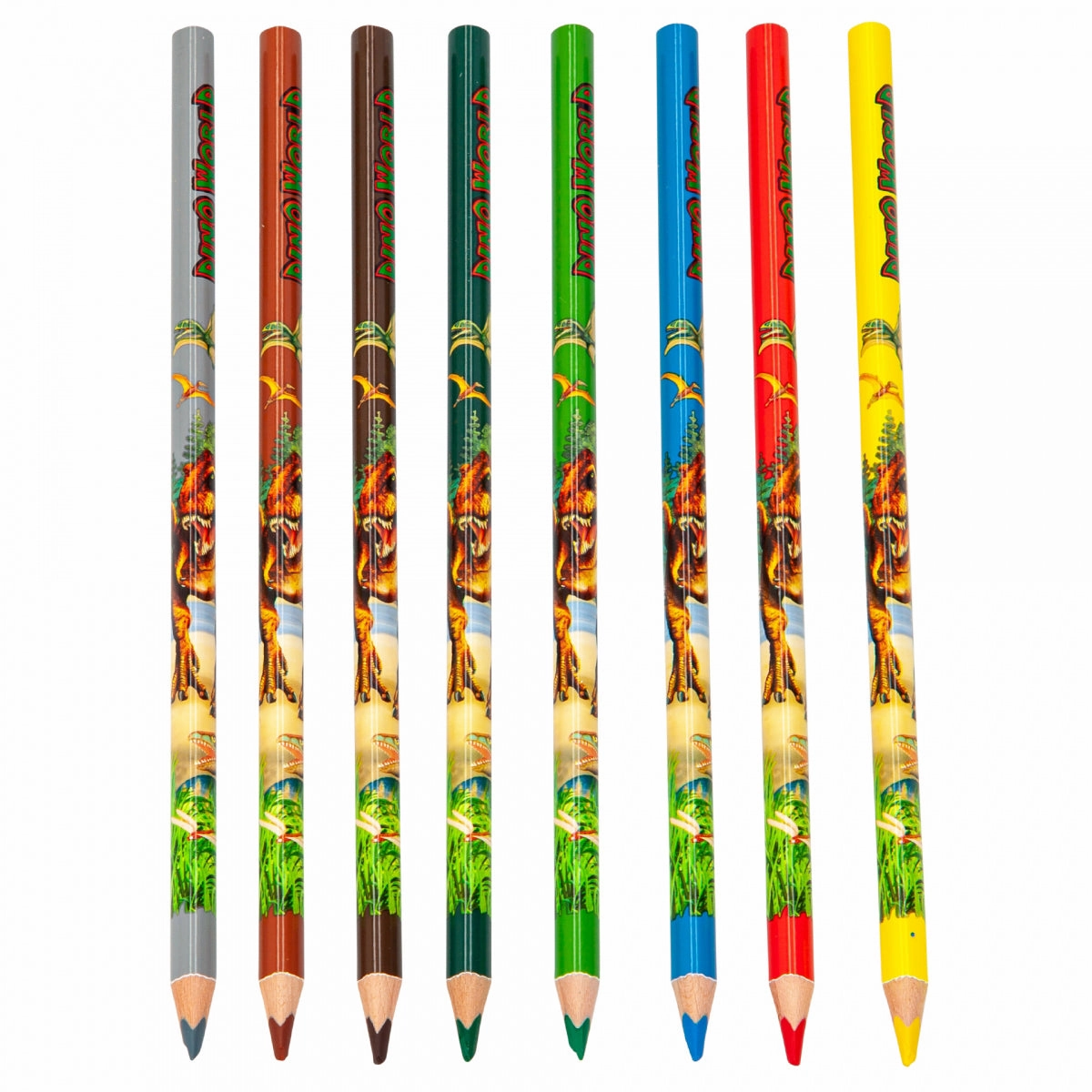Depesche Dino World Colouring Book with Coloured Pencils