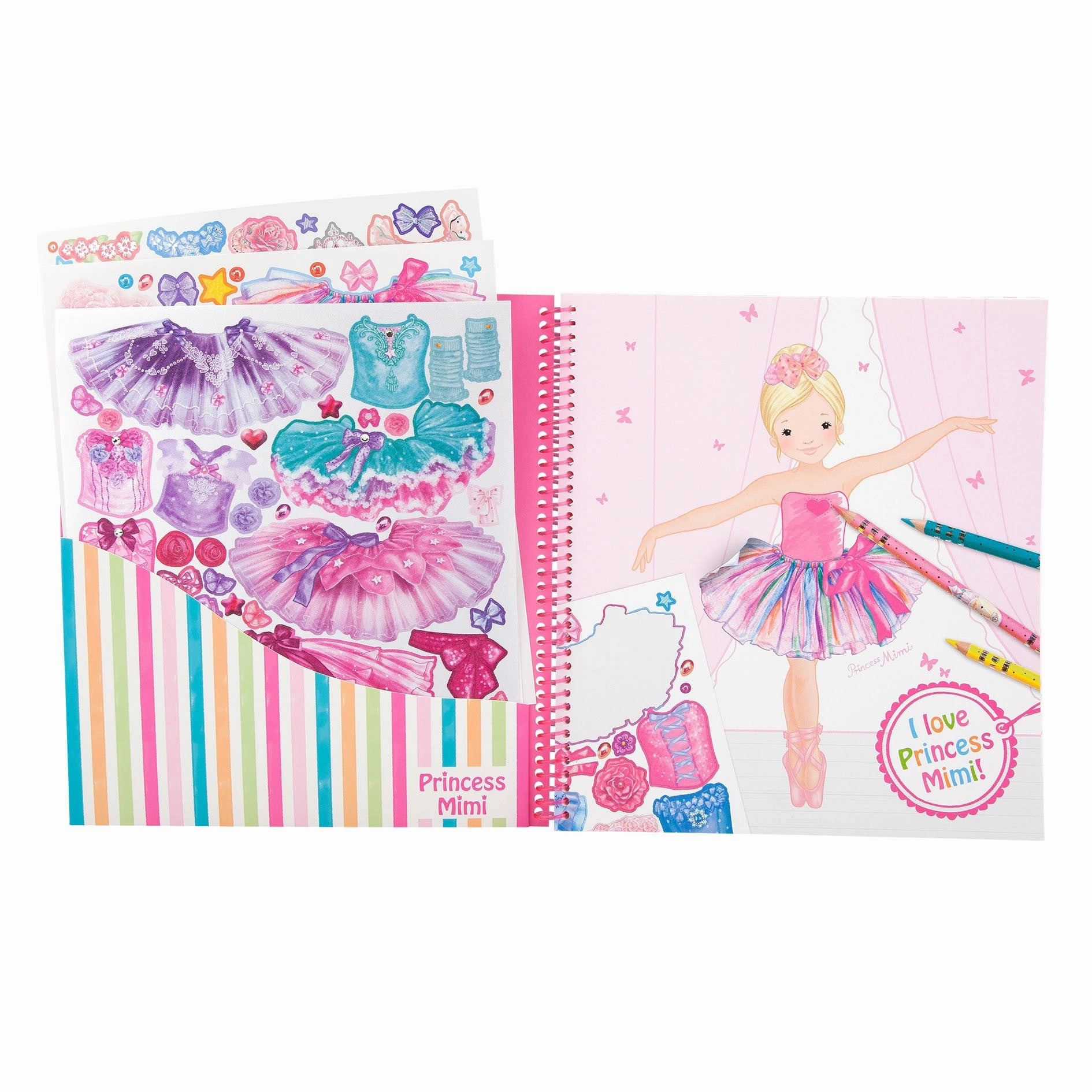 Depesche MSP Ballerina Colouring Book