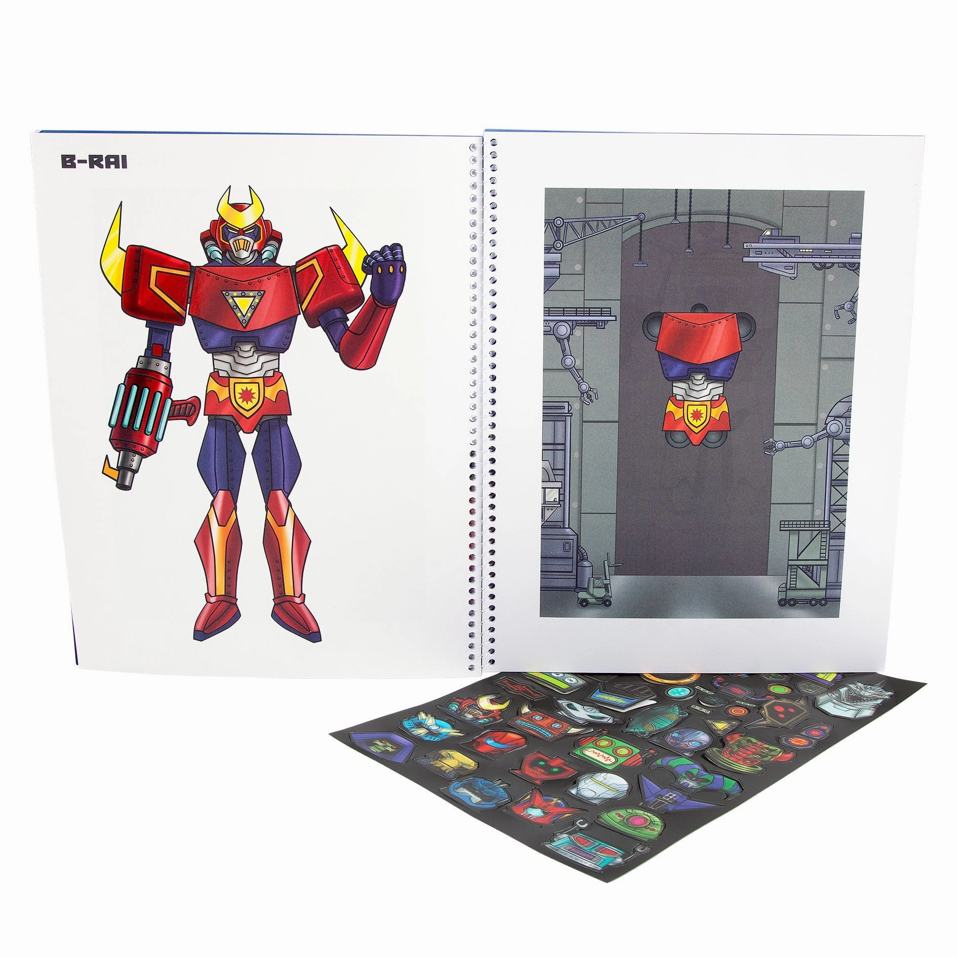 Depesche Robo Designer Colouring Book