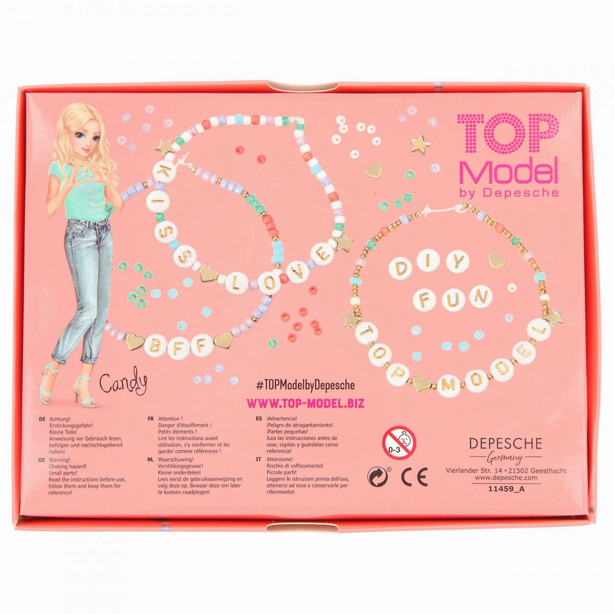 Depesche Topmodel Beads Set Bracelets