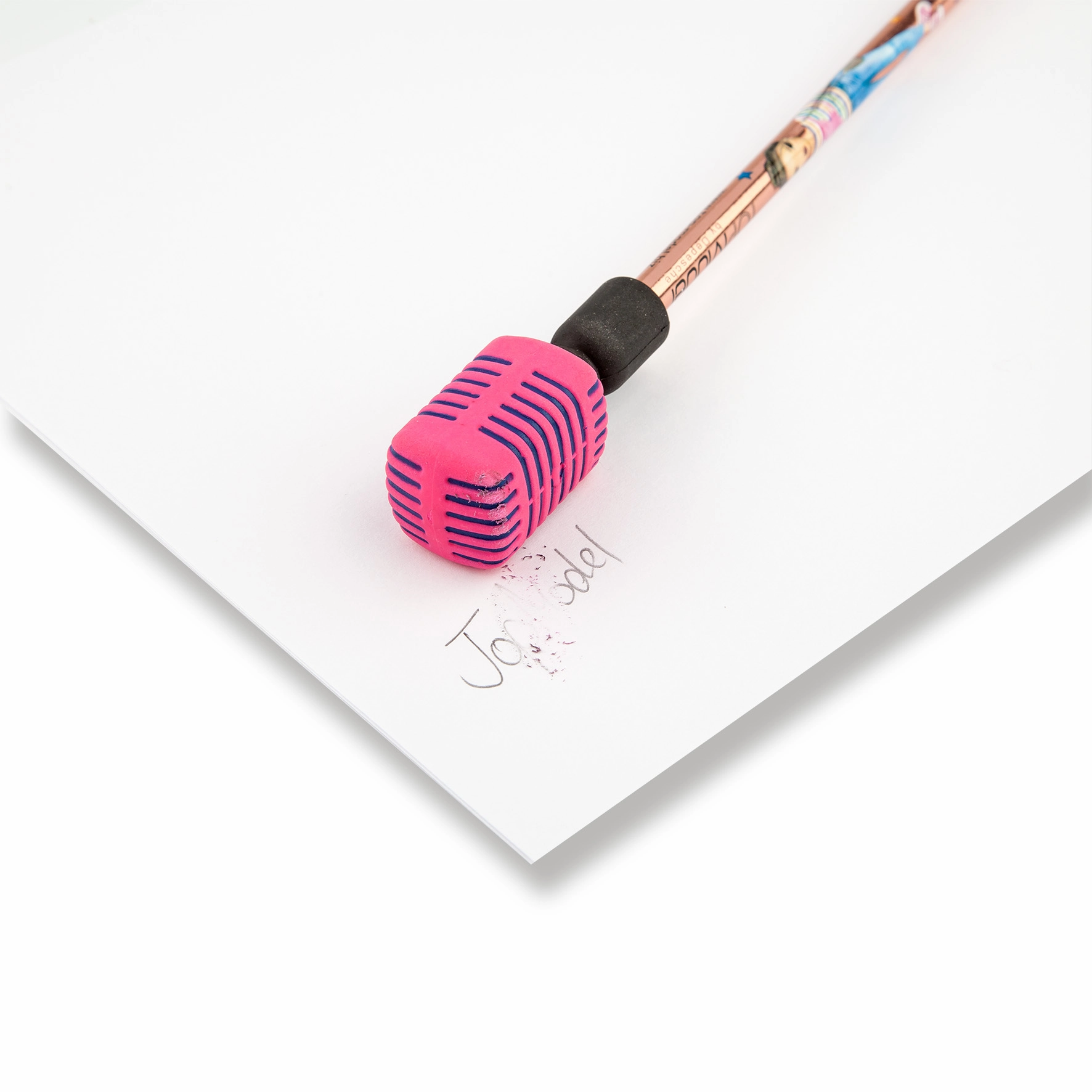 Depesche Topmodel Pencil with Micophone Eraser Topper Popstar (1pc)