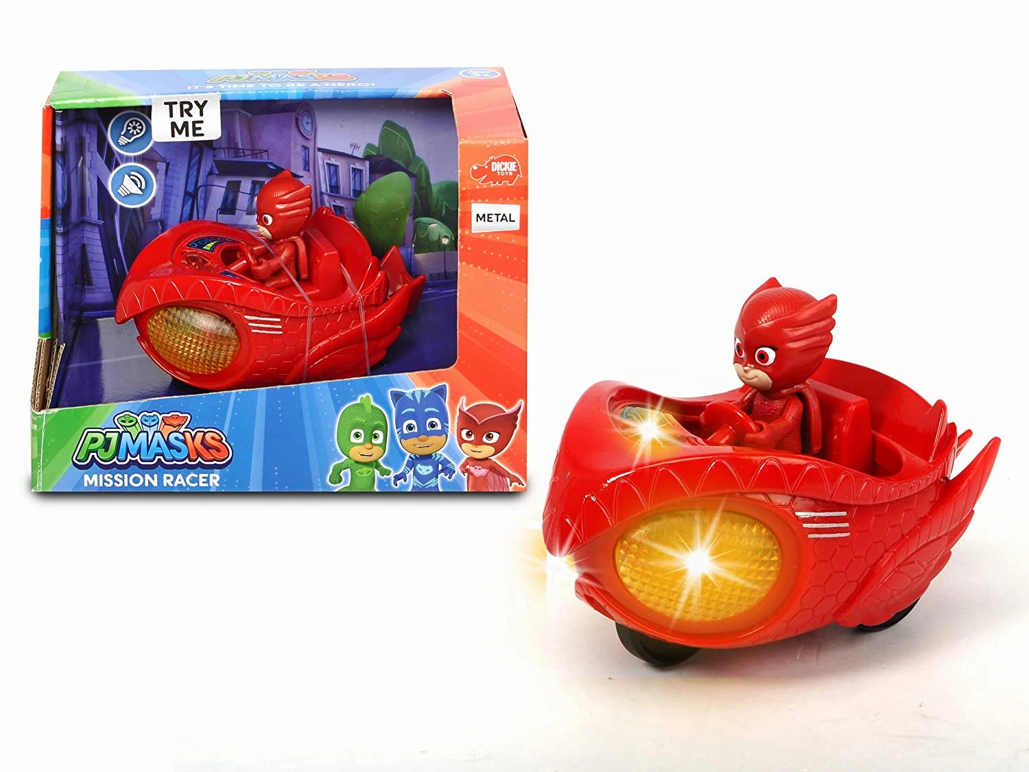 DICKIE - PJ MASKS MISSION RACER OWLETTE