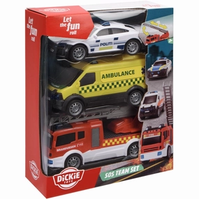 Dickie Toys Danish Rescue Vehicles 3-Pack