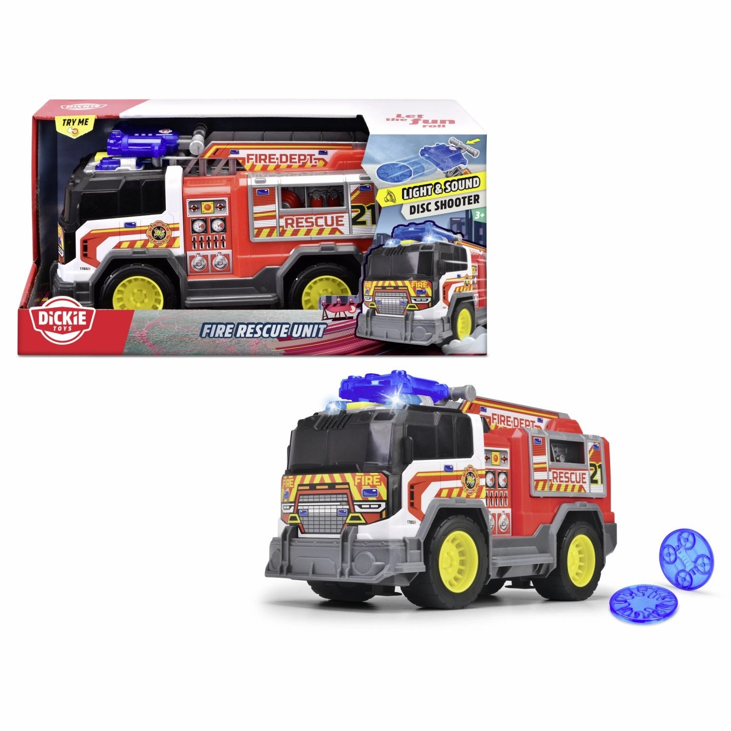 Dickie Toys Fire Rescue Unit Fire truck
