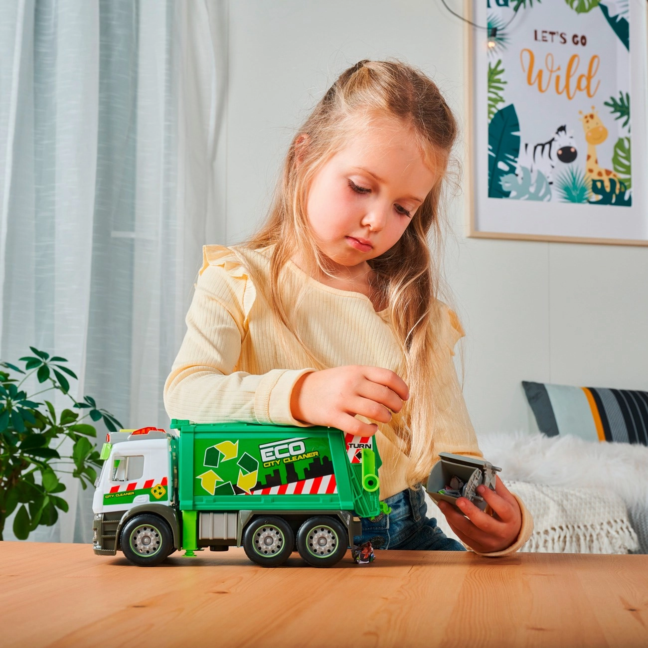 Dickie Toys Mercedes Garbage Truck