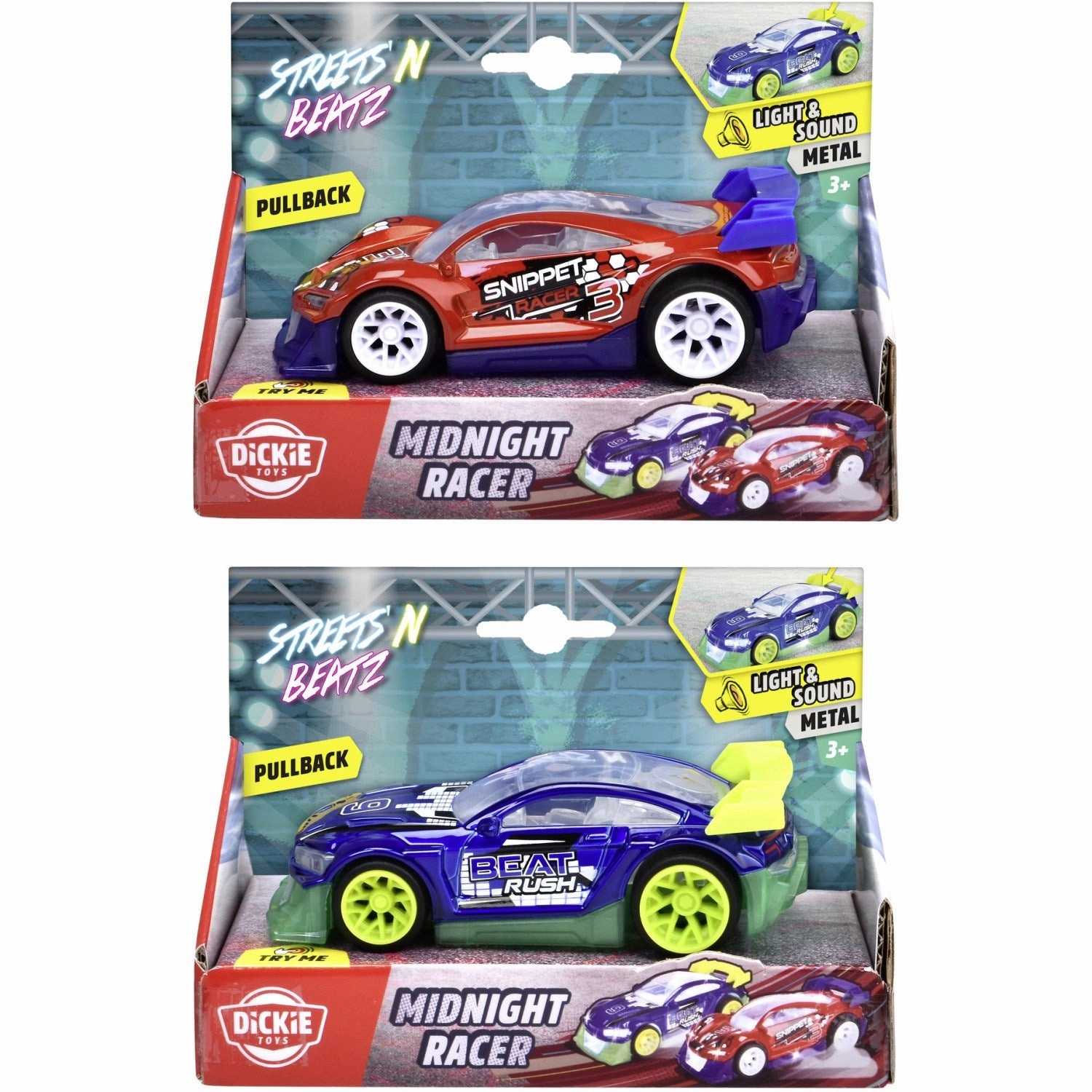 Dickie Toys Midnight Race Car Assorted
