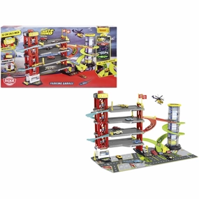 Dickie Toys Parking Garage With 4 Cars