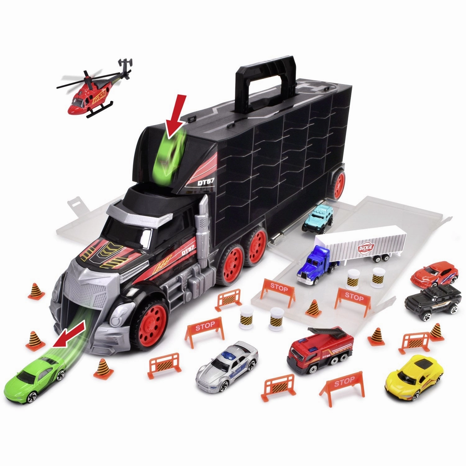 Dickie Toys Storage Truck With Accessories