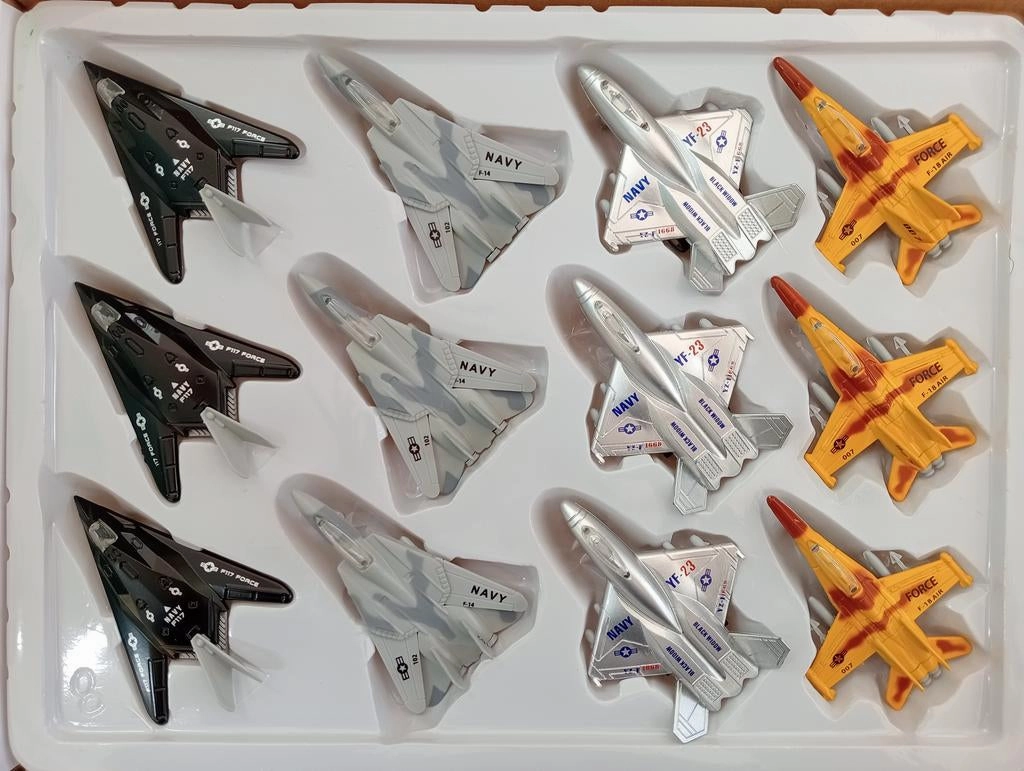 Die Cast Model Jet Fighter airplane
