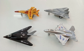 Die Cast Model Jet Fighter airplane