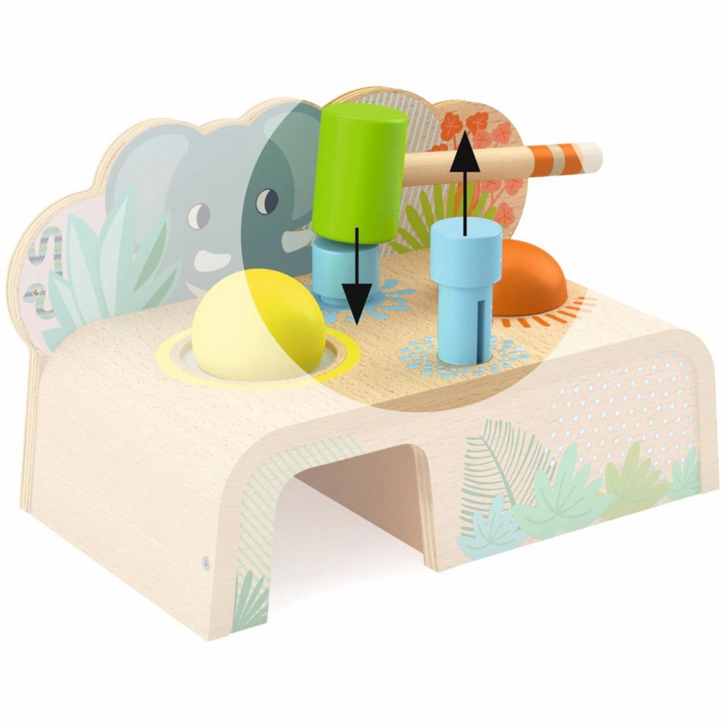 Djeco Multi Tap, hammerleg