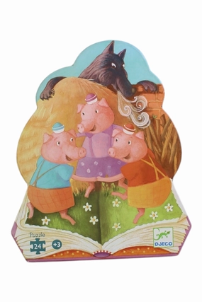Djeco Three Little Pigs Puzzle O/S