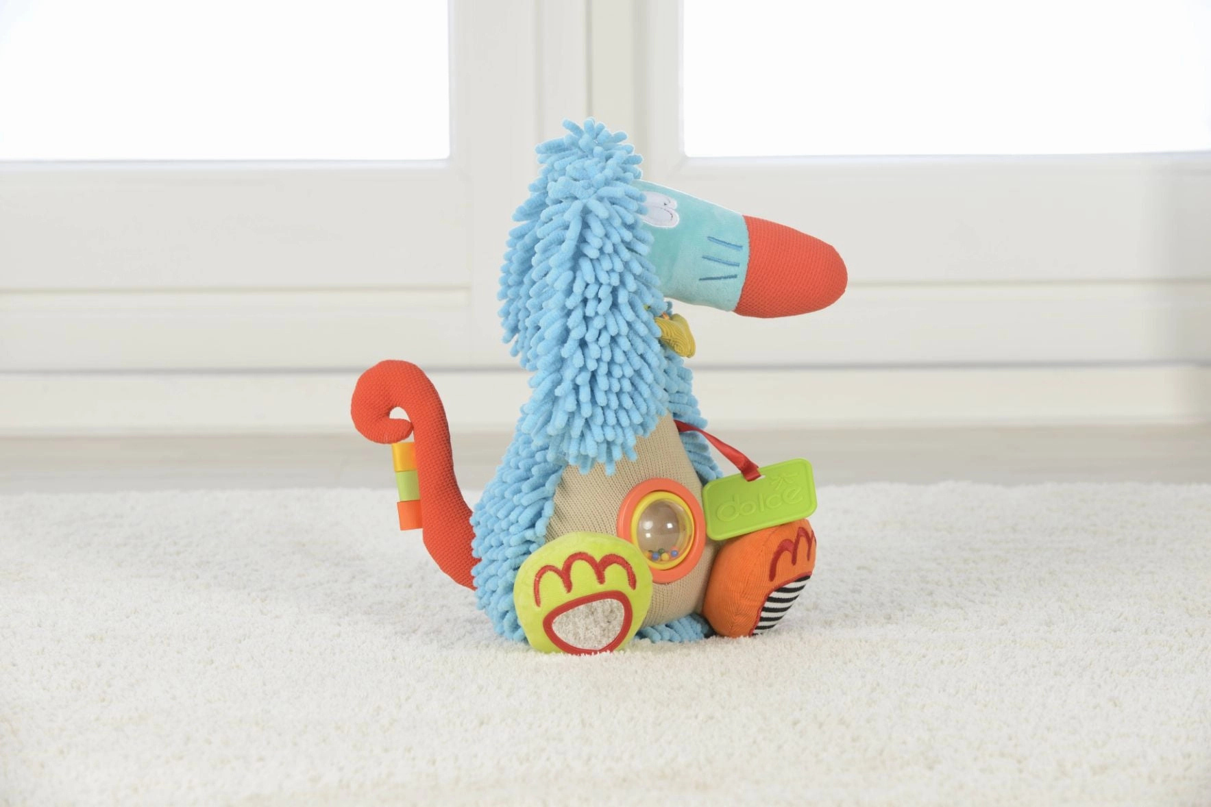 Dolce 95110 Afghan Hound Baby Activity Soft Toy