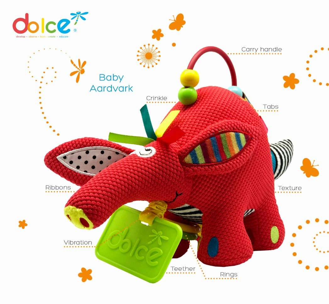 Dolce Toys Baby Aardvark