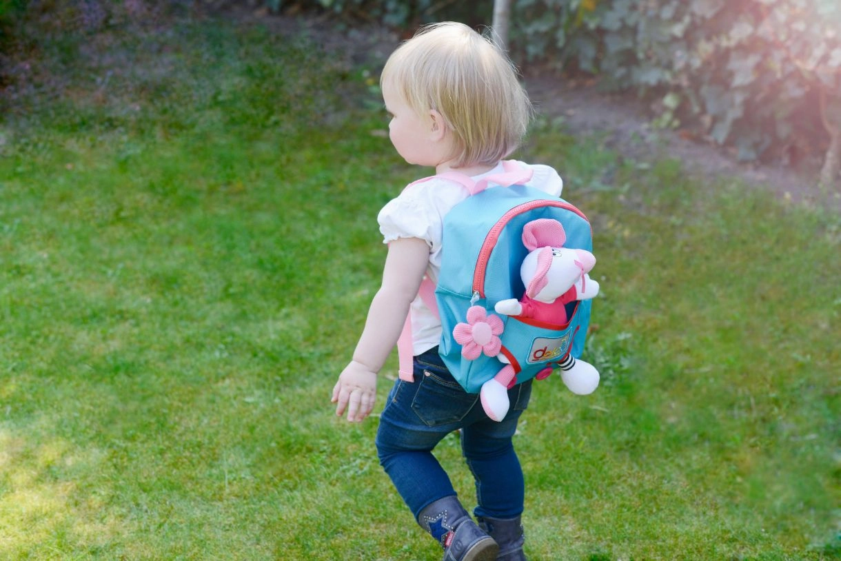 Dolce Toys Mouse Back Pack With Neck Support