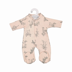 Doll clothes Sleepsuit Blush Meadow to fit 38cm doll