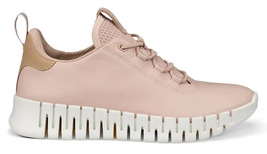 Ecco 218203-59530 Gruuv Womens Leather Lace Up Trainer ecco Shoes