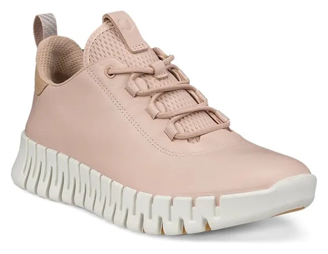 Ecco 218203-59530 Gruuv Womens Leather Lace Up Trainer ecco Shoes