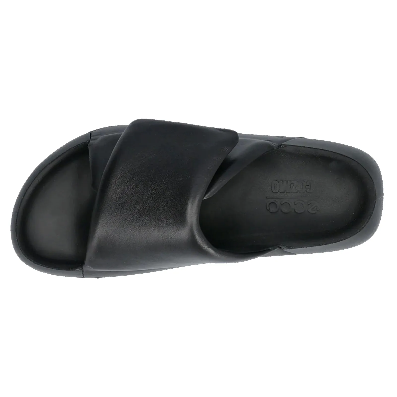 Ecco Cozmo PF 206683 Full Grain Leather Women's Slides Sandals ecco Shoes