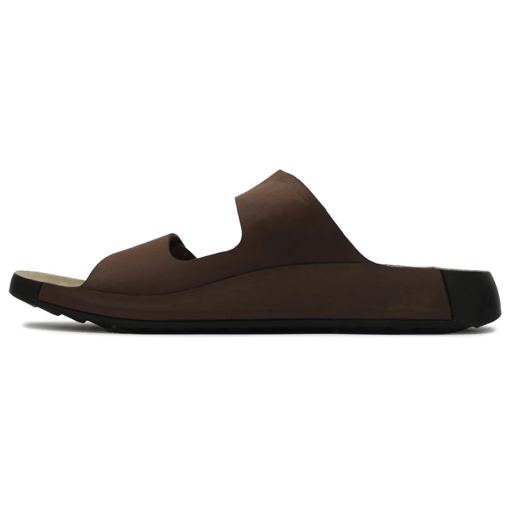 Ecco Cozmo Soft Full Grain Leather Men's Slide Sandals ecco Shoes