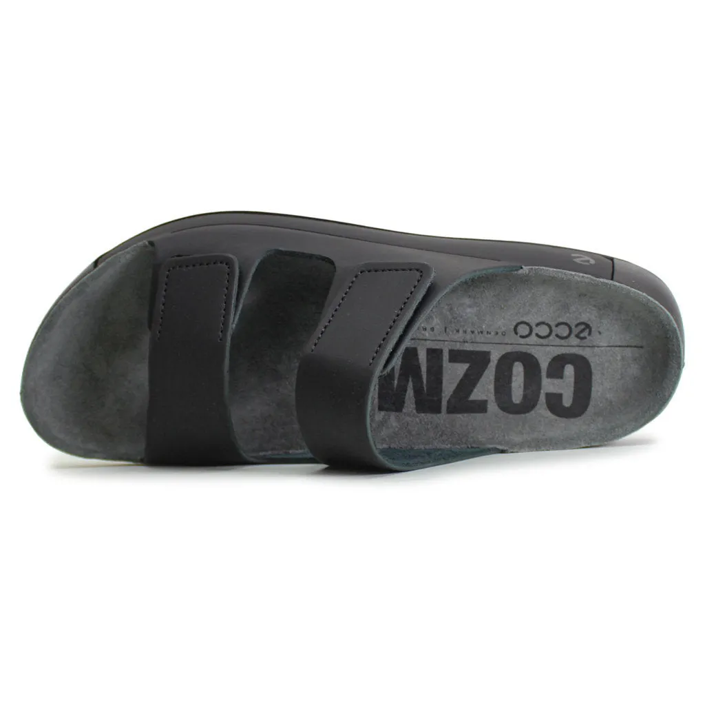 Ecco Cozmo Soft Full Grain Leather Men's Slide Sandals ecco Shoes