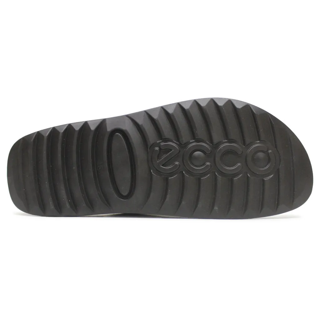 Ecco Cozmo Soft Full Grain Leather Men's Slide Sandals ecco Shoes