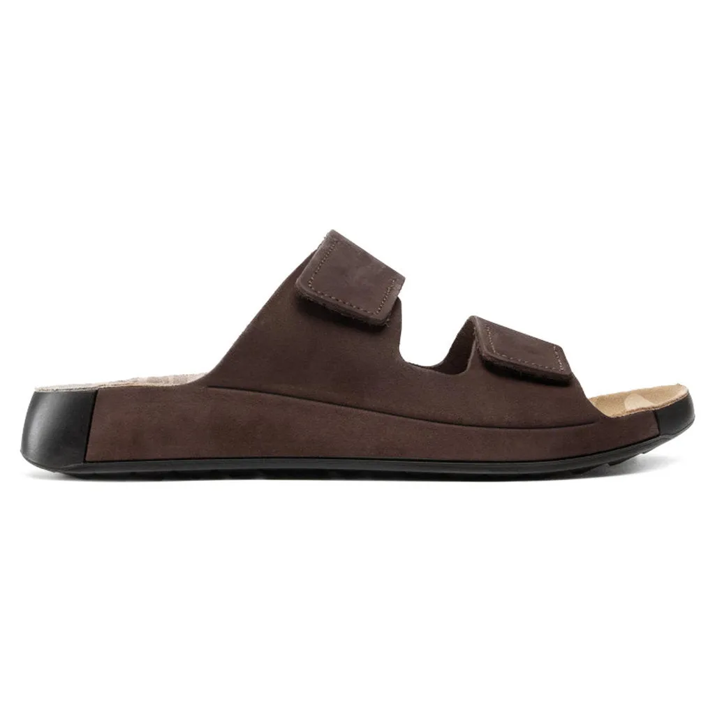 Ecco Cozmo Soft Full Grain Leather Men's Slide Sandals ecco Shoes