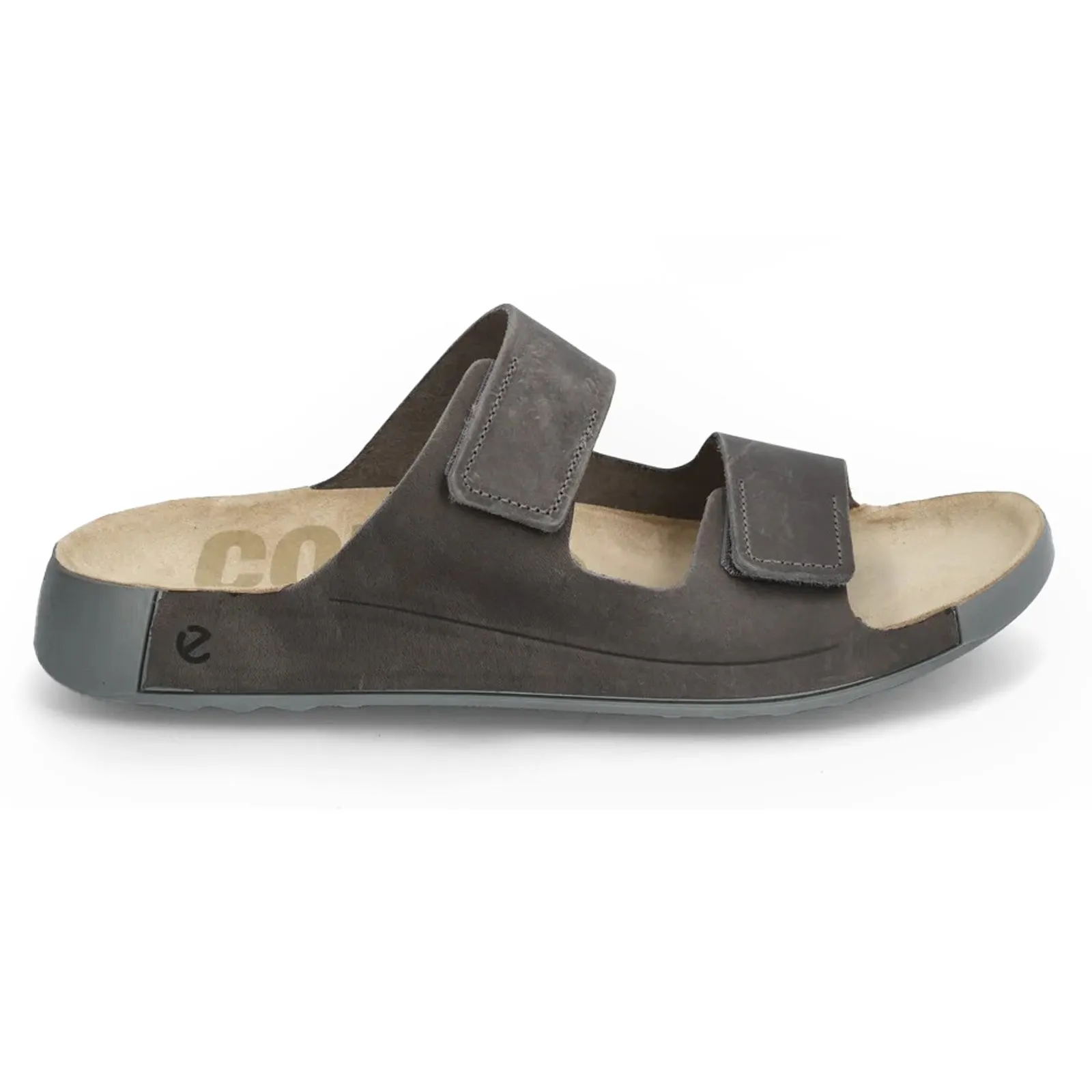 Ecco Cozmo Soft Full Grain Leather Men's Slide Sandals ecco Shoes