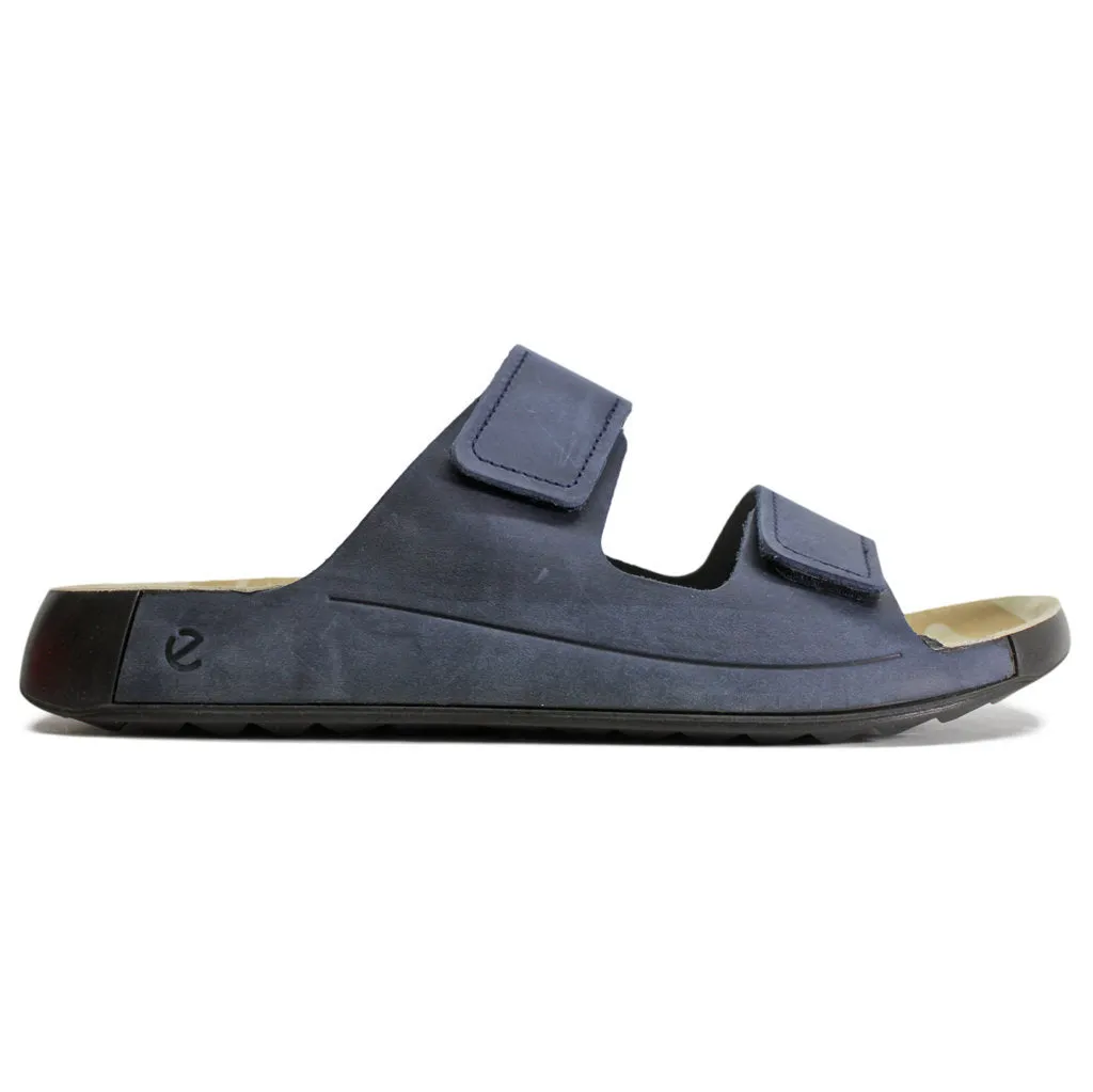 Ecco Cozmo Soft Full Grain Leather Men's Slide Sandals ecco Shoes