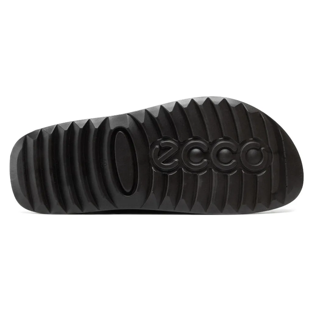 Ecco Cozmo Soft Full Grain Leather Men's Slide Sandals ecco Shoes