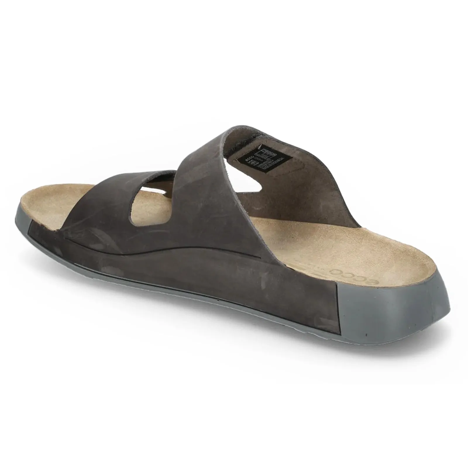 Ecco Cozmo Soft Full Grain Leather Men's Slide Sandals ecco Shoes