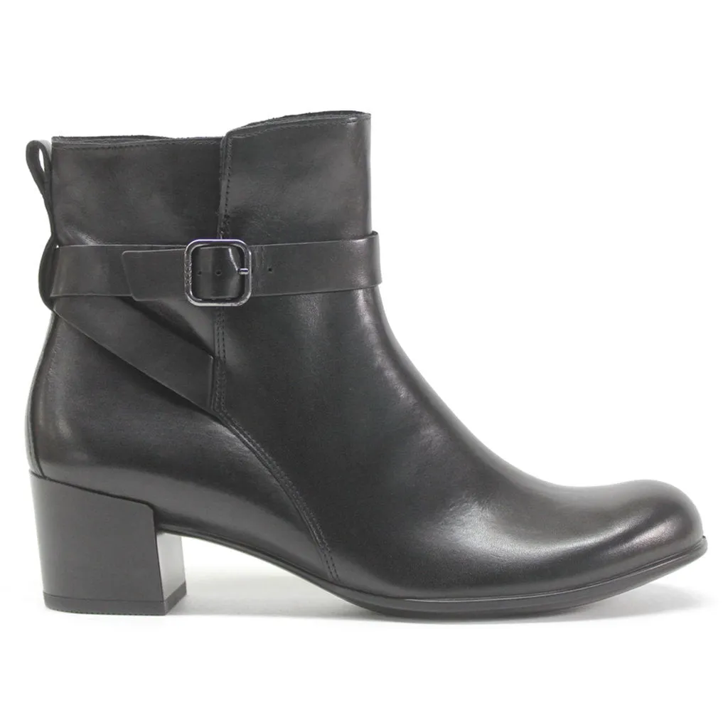 Ecco Dress Classic 35 Full Grain Leather Women's Ankle Heel Boots ecco Shoes