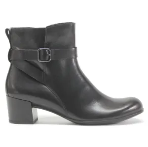 Ecco Dress Classic 35 Full Grain Leather Women's Ankle Heel Boots ecco Shoes
