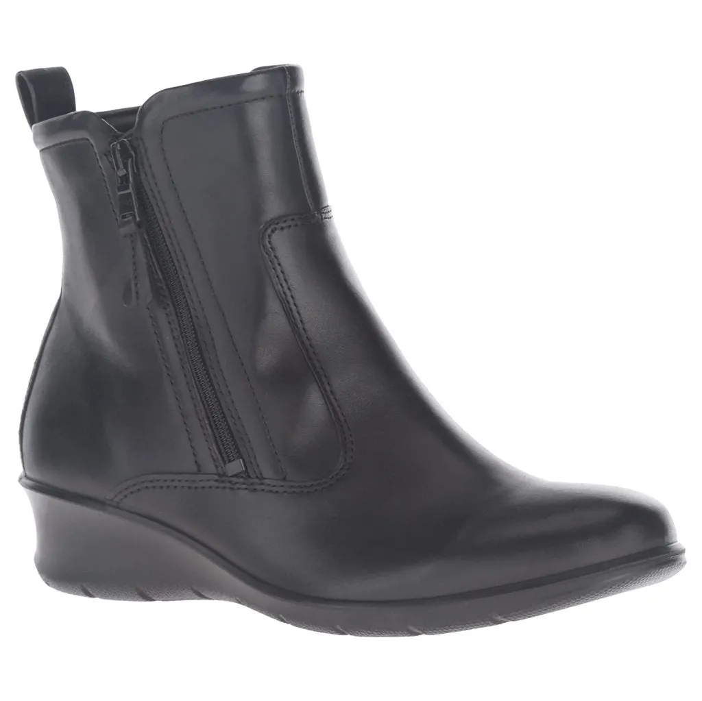 Ecco Felicia Full Grain Leather Women's Zip Up Ankle Boots ecco Shoes