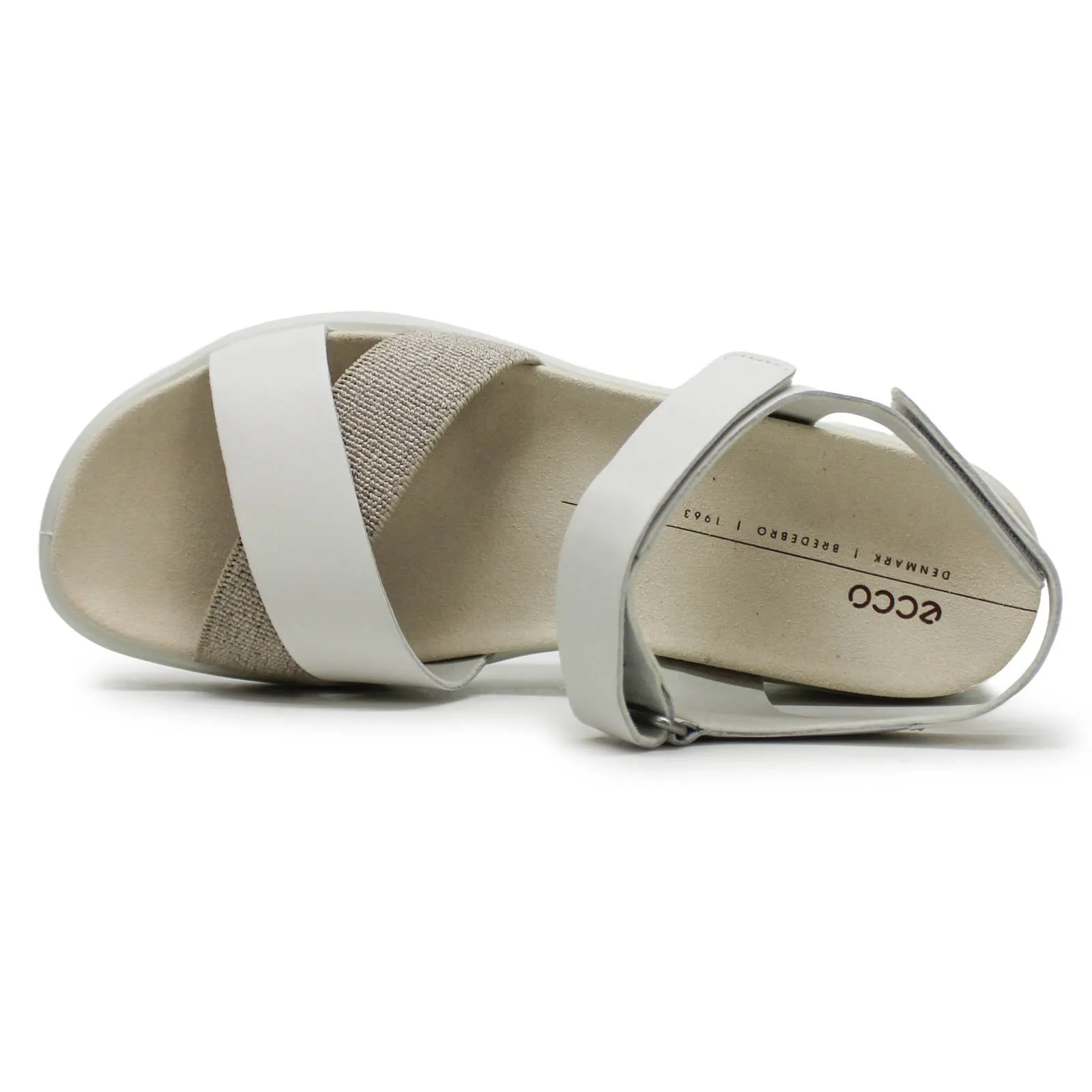 Ecco Flowt Wedge LX 273323 Leather Women's Slingback Sandals ecco Shoes