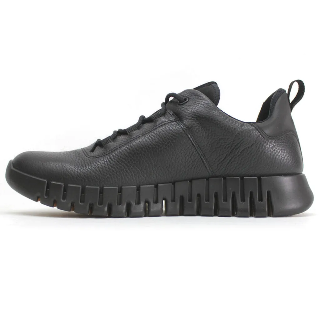 Ecco Gruuv Leather Men's Low Top Trainers ecco Shoes
