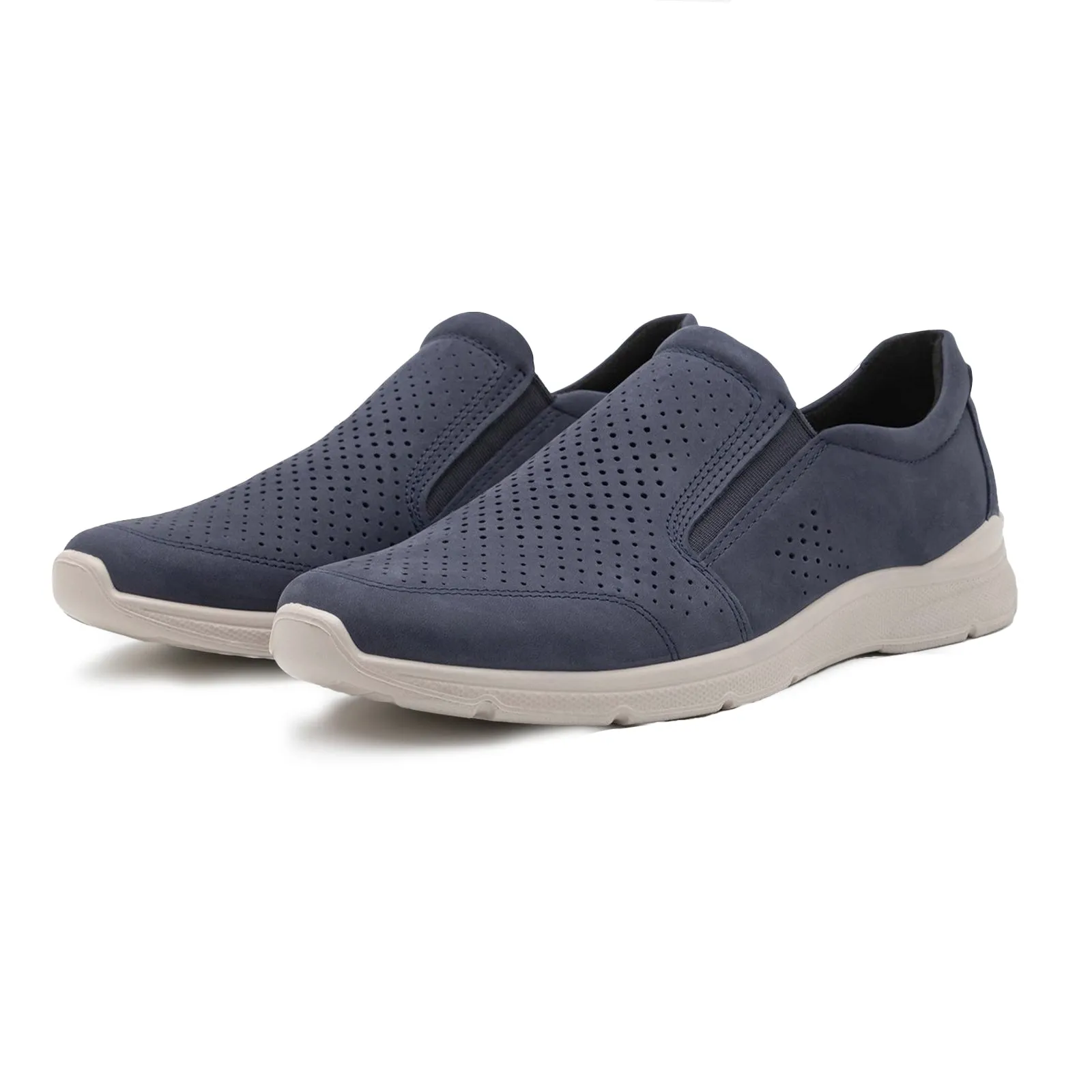 Ecco Irving 511644 Nubuck Leather Men's Slip On Shoes ecco Shoes