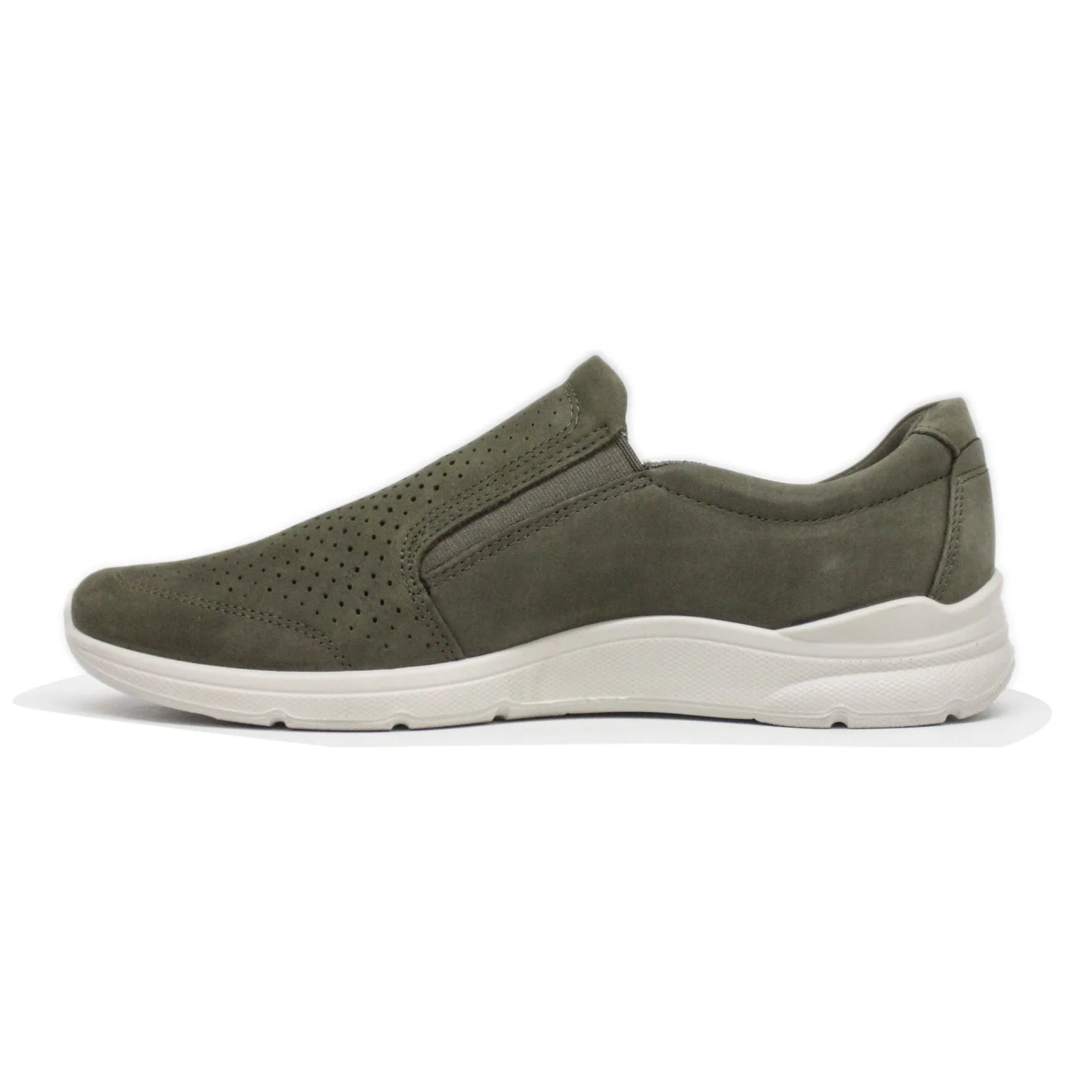 Ecco Irving 511644 Nubuck Leather Men's Slip On Shoes ecco Shoes