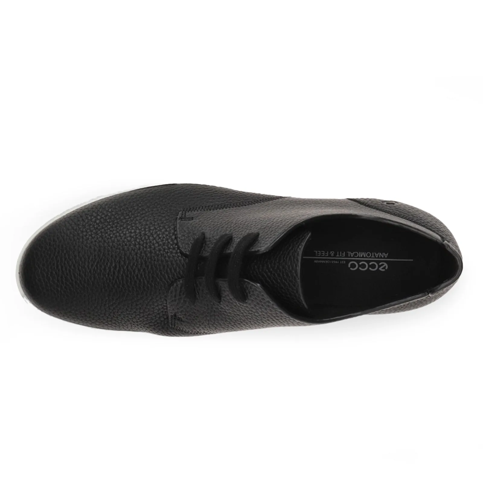 Ecco Leisure Leather Men's Lace Up Trainers ecco Shoes