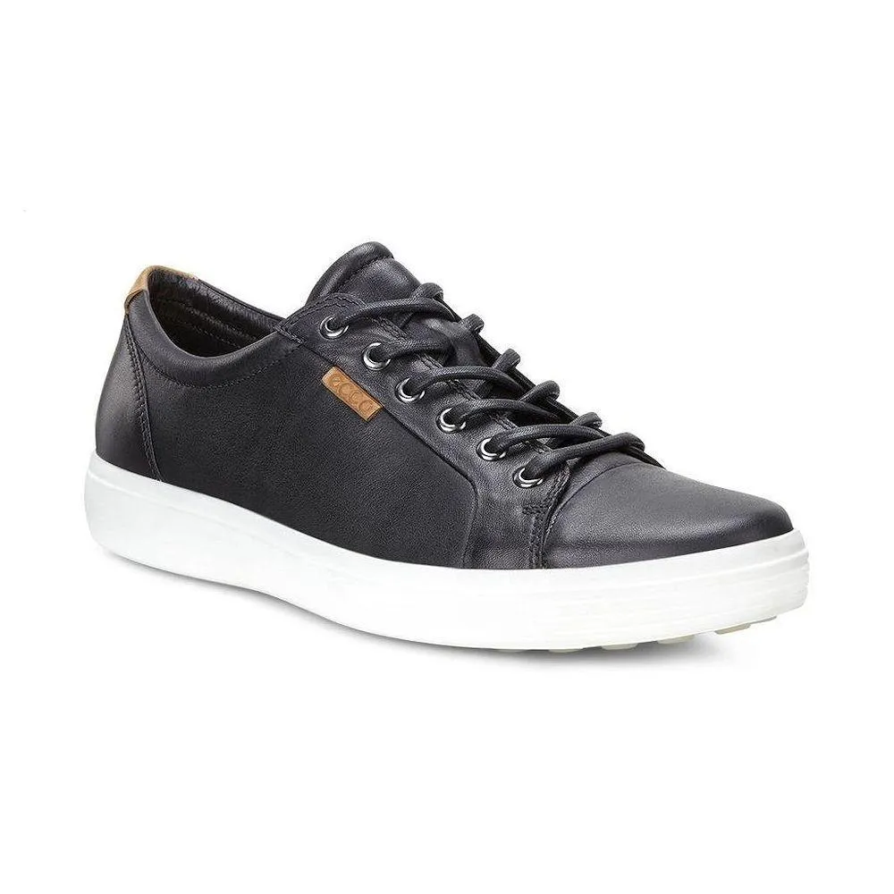 ECCO Men's 430004 Soft 7 Sneaker Black ecco Shoes