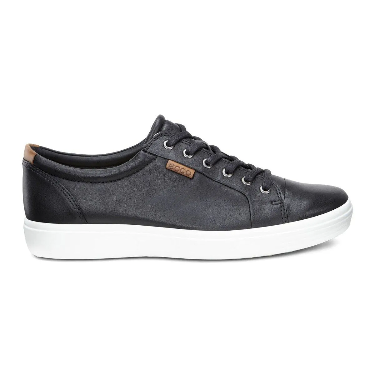 ECCO Men's 430004 Soft 7 Sneaker Black ecco Shoes