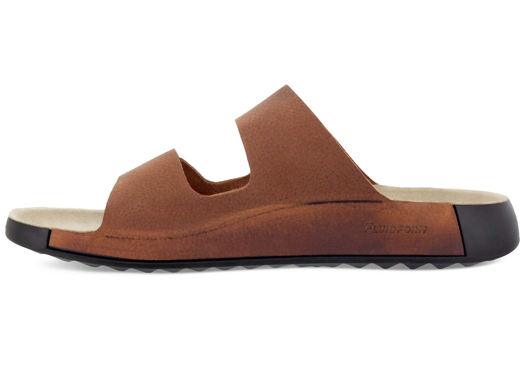 ECCO Mens Comfortable Leather 2nd Cozmo Slides Sandals ecco Shoes