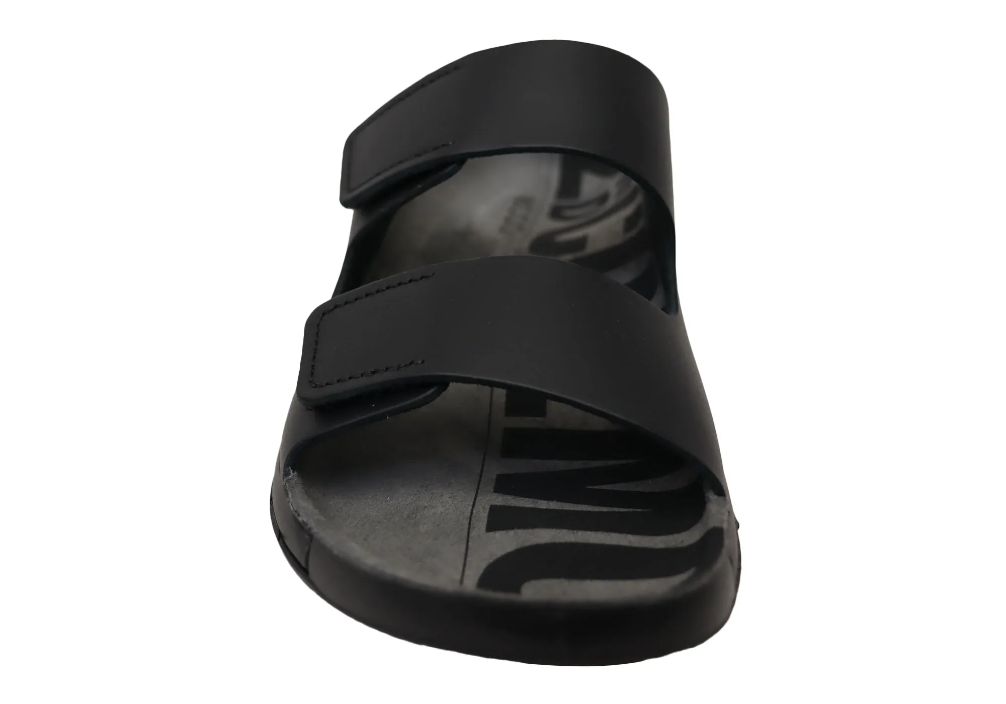 ECCO Mens Comfortable Leather 2nd Cozmo Slides Sandals ecco Shoes