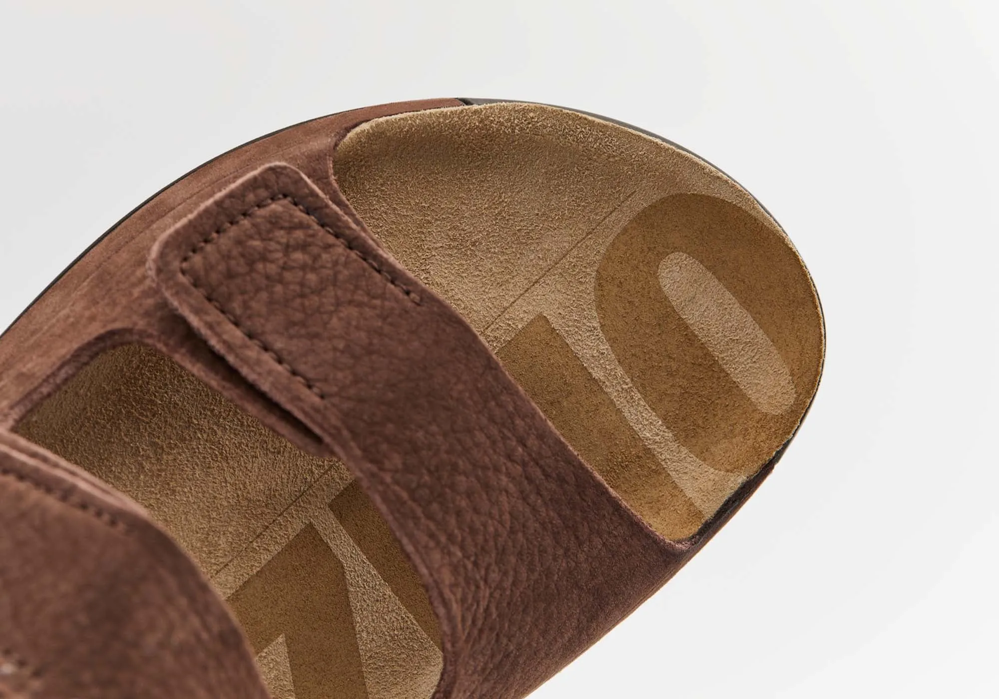 ECCO Mens Comfortable Leather 2nd Cozmo Slides Sandals ecco Shoes