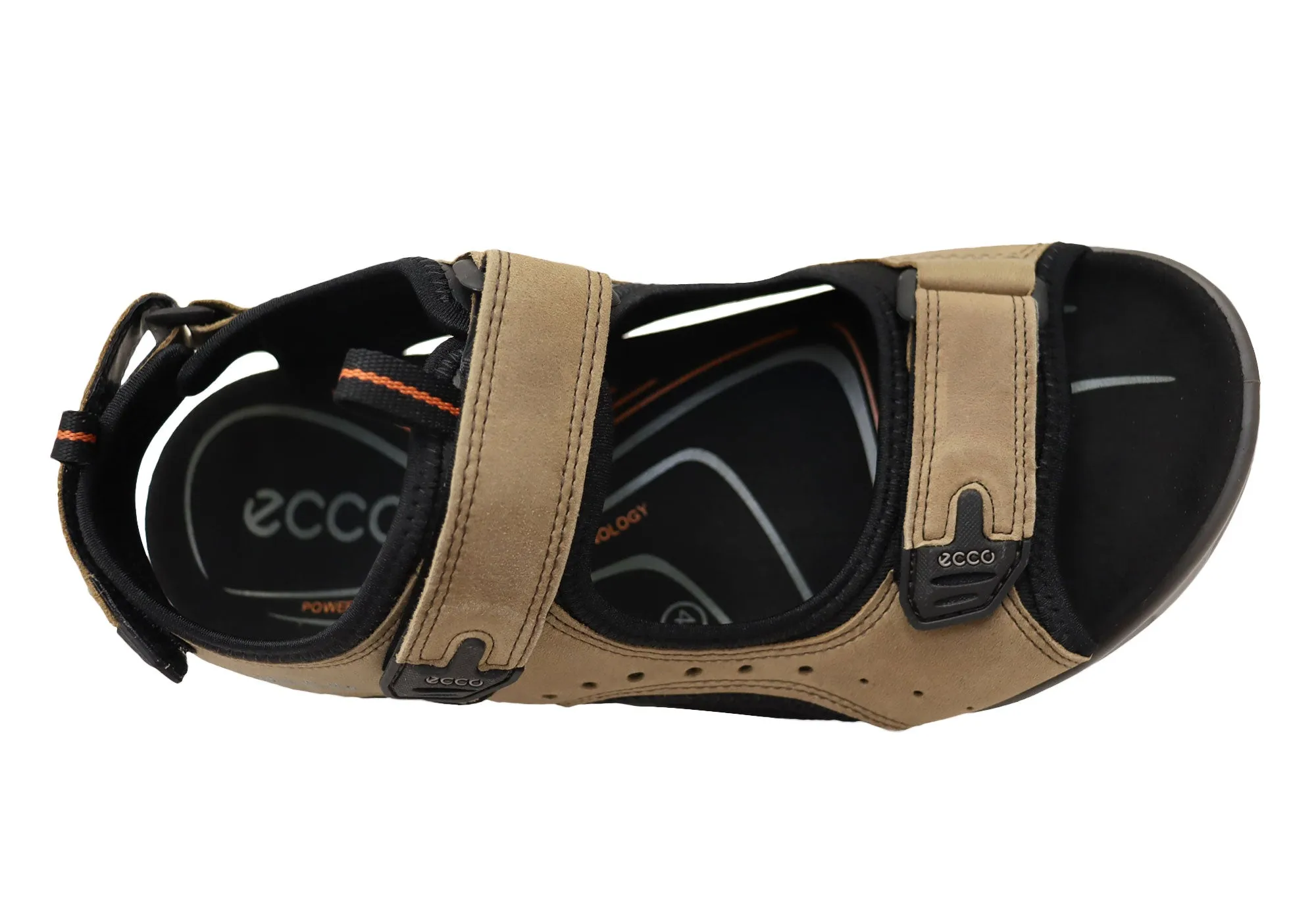 ECCO Mens Comfortable Leather Offroad Sandals ecco Shoes